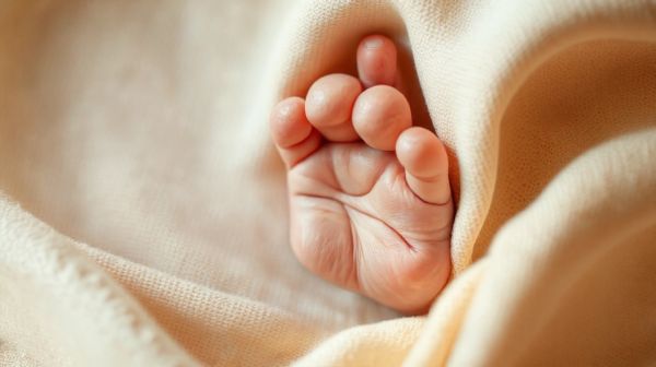 Créez un souvenir mémorable : empreinte de main de bébé