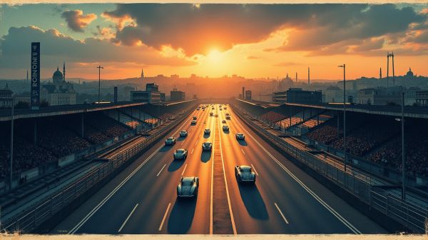 Découvrez l'affiche de la ville de Mans : style et passion