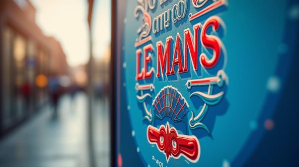 Découvrez l'affiche de la ville de Mans : style et passion