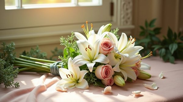Hommage floral express : bouquet de fleurs deuil en livraison