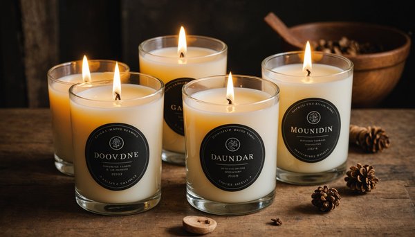 Bougies artisanales : Éclat naturel et artisanat d'exception